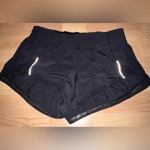 Lululemon Women's US size 8 Black running shorts